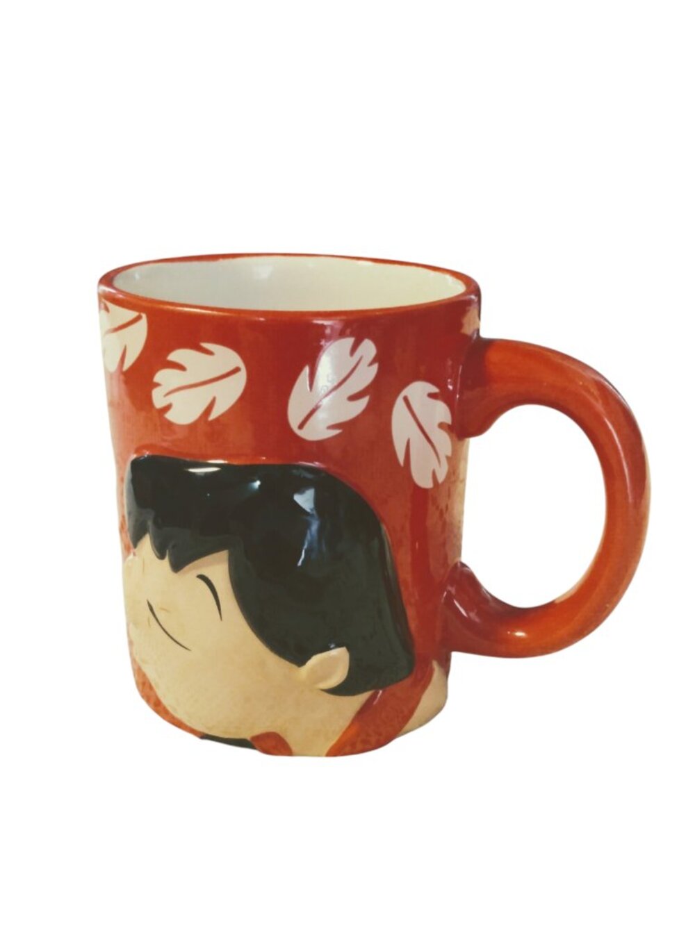 Disney Lilo & Stitch Sculpted Ceramic "KISS" 20 Ounce Mug-Lilo